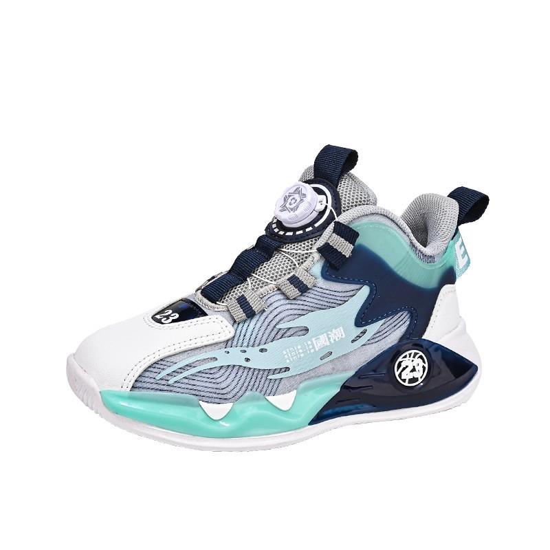Youth style shoes Boys Winter Basketball Shoes Kids Lightweight Anti-Slip Running Sneakers With Fleece Lining Outdoor Sport Footwear