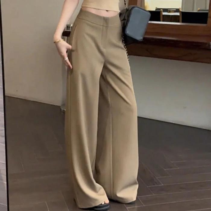 Retro Slim-Fit Loose Trousers - Elegant & Versatile Spring/Summer Fashion