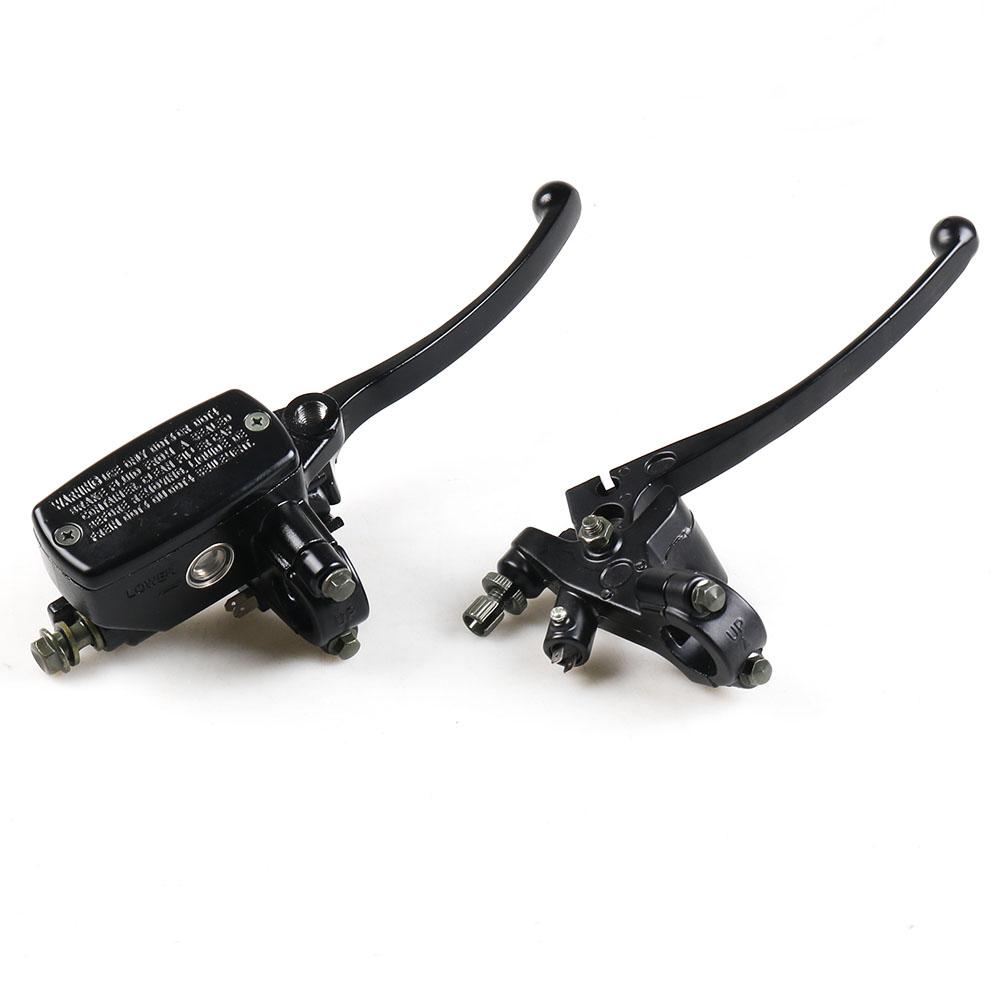 Motorcycle 7/8" 22MM Handlebar Master Cylinder Hydraulic Brake Control With Clutch Lever