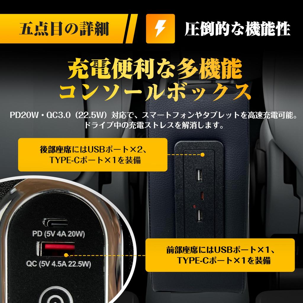 Echimy Console Center Elbow Rest for Hustler Flair Large Capacity USB Cigarette Lighter Socket with Adjustable LED Light 2020 Box, Armrest, Console,