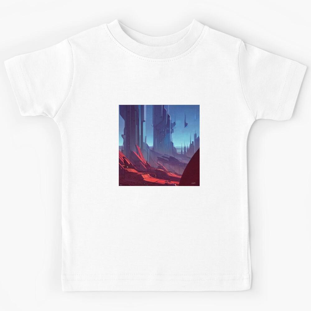 FUTURE CITY DRAWING #002 Kids T-Shirt 110