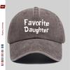pc pcs Favorite Daughter Letter Print Baseball Cap Suitable for Prom Outdoor Sports Beach Vacations Travel Adjustable Truc