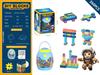 Children'S Assembled Granules Building Block Educational Toys Space Capsule Storage Bucket Gift Box