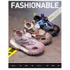 Children's Hollowed-Out Rotating Buckle Sports Sandals2026Summer stylish color-blocking casual shoes for boys and girls