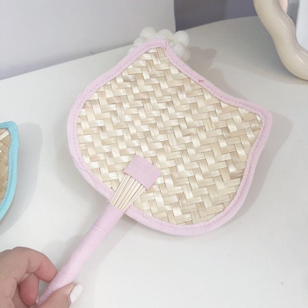 Ancient Hand-Woven Fan Chinese Style Hand Braided Fan Decorative Handheld Fans  Photo Prop