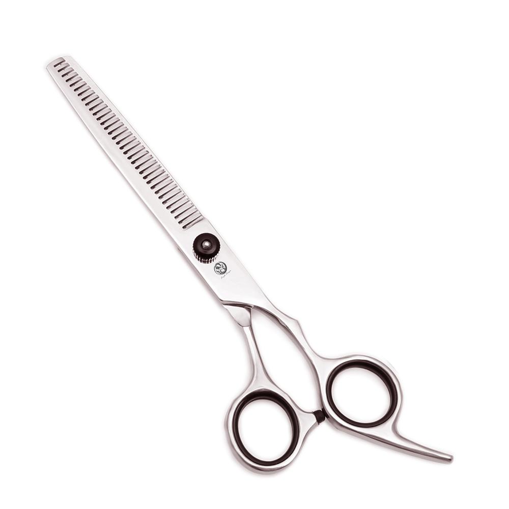 Foarfece Profesionale pentru Tuns Câini 7'' Foarfece de Tuns Păr Pieptene Subțiere Curbat Salon Pisici Animale de Companie Coafură Oțel Japonez Z4001