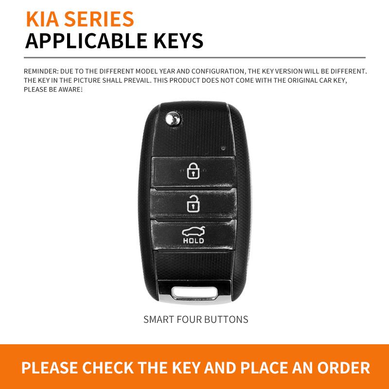 2026 Heiße Autoaufkleber-Schlüsselhülle für Kia Rio 3 K2 Ceed Carens Cerato K3 Sportage 4 Picanto K5 Optima Sorento Fo