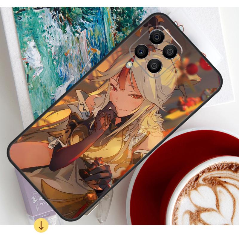 Genshin Impact NingGuang Case For Samsung Galaxy M20 M31 M16 M36 M56 M33 M53 M13 M12 M32 M52 M15 M55 M14 M35 M34 M54