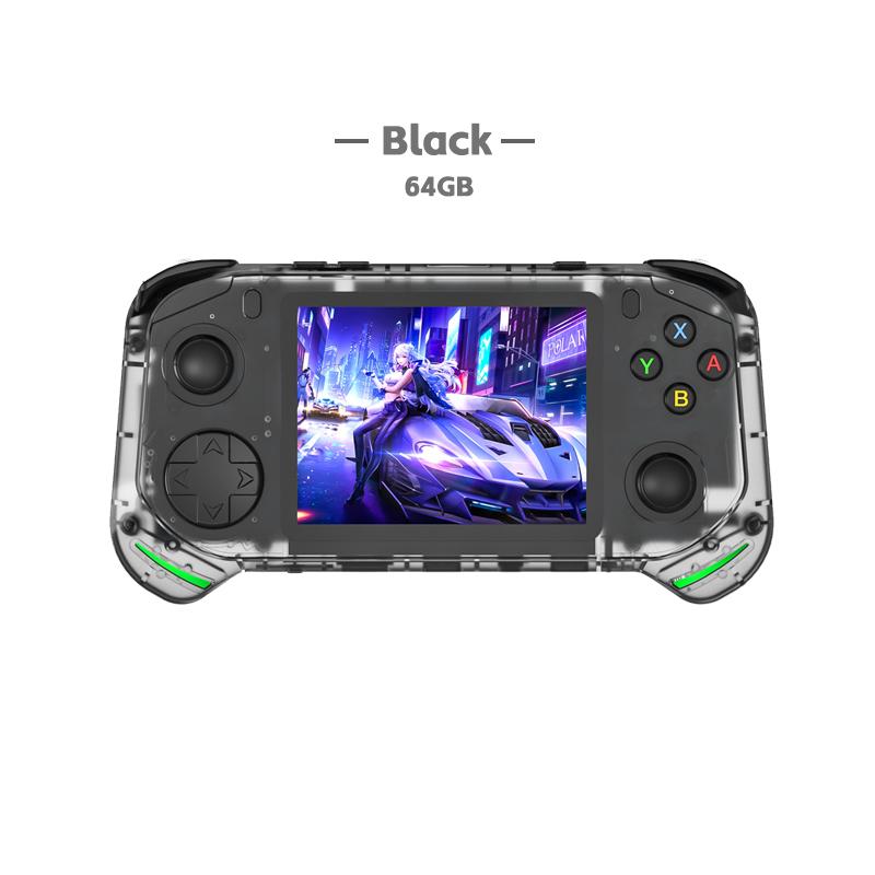 RX6H Retro Handheld-Spielekonsole Linux-System 3,5 Zoll IPS-Bildschirm Tragbarer Pocket-Videoplayer 64 GB 128 GB Spiele Kindergeschenk