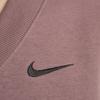 Nike Sweatshirt crop top décontracté à col en V de couleur unie pour femme
