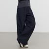 Elva' Island Women's Vintage Casual Straight-Leg Pants