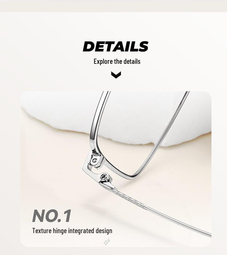 Elite Unisex Ultra-Thin Metal Reading Glasses - High-Definition, Elegant, Classic Style, Youthful Look, Suitable for Presbyopia.