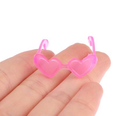 10 Stücke Puppen Zubehör Mini Kunststoff Herz Gläser Für Puppen 1/6 Puppenhaus Kinder