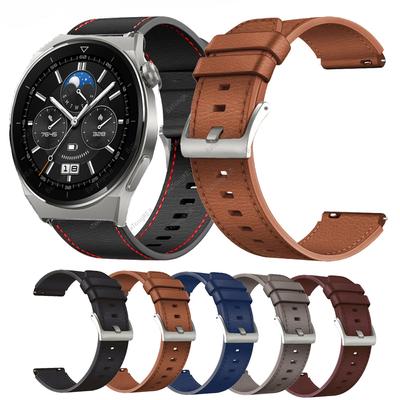 Řemínek kožený řemínek 22 mm pro Huawei Watch GT 2 GT3 Pro Řemínek 46 mm Řemínek na zápěstí pro chytré hodinky HUAWEI WATCH GT 3 Pro 46 mm/GT Runner 46 mm