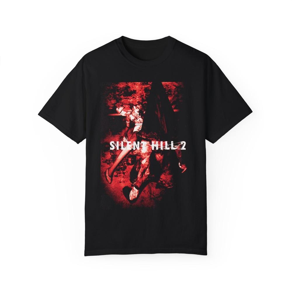 Retro Horror Game Fan Shirt | Horror Video Games | Halloween Style Unisex T-Shirt XXL
