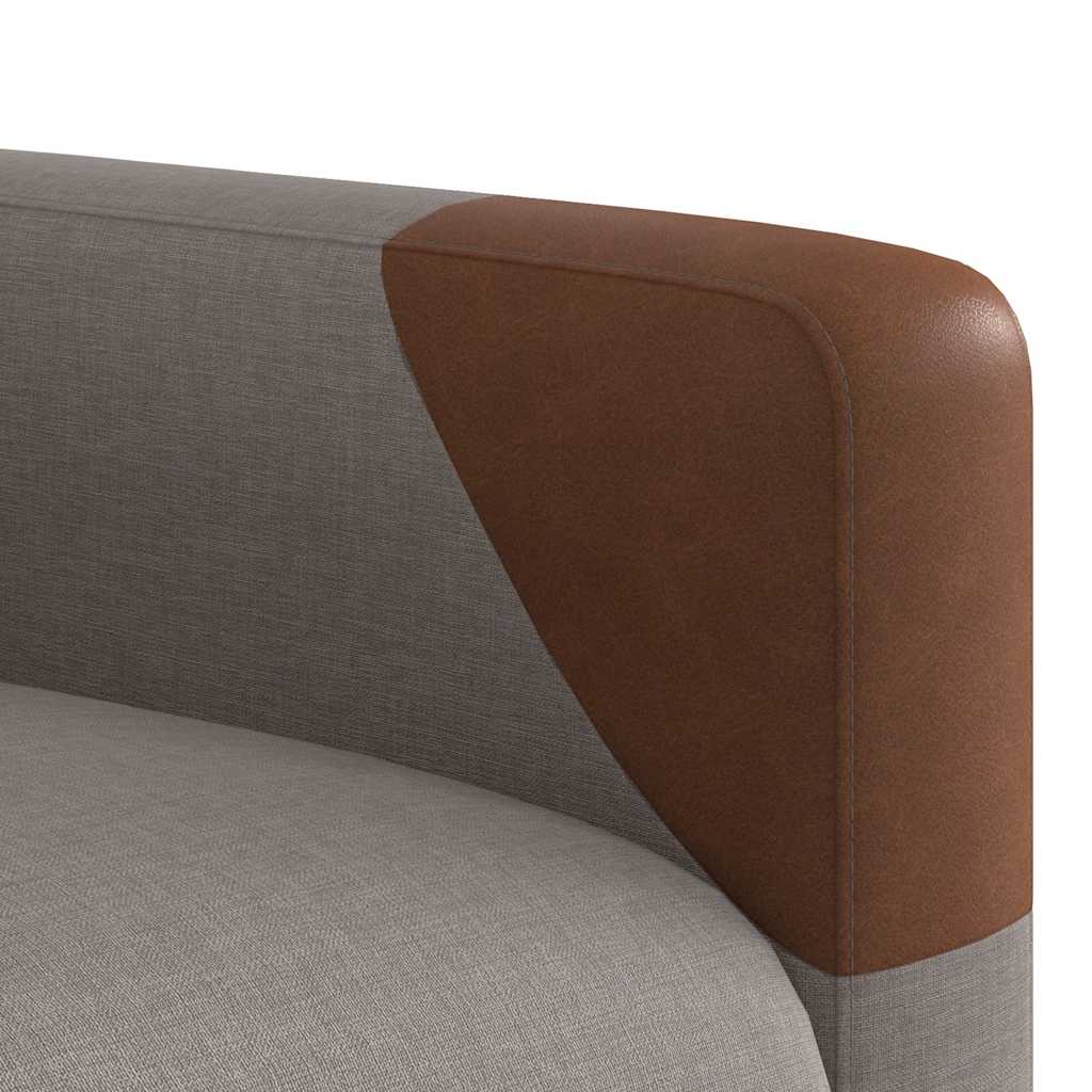 Massage Chair Taupe Fabric