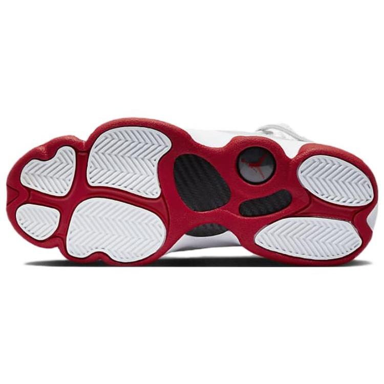 (GS) Air Jordan 6 Rings 'White University Red' Kids' 323419-160
