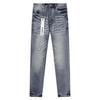 Purple Ripped Jeans - Men's Trendy Autumn Korean Style Trousers