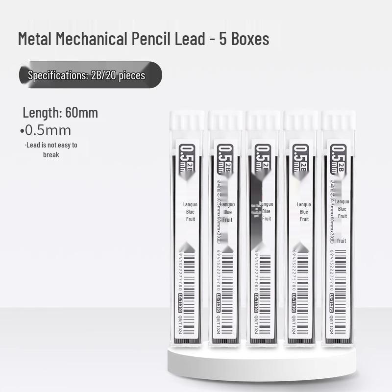 Blue Fruit Automatic Pencil Set: Candy Macaron Creative Stationery for Drafting and Drawing