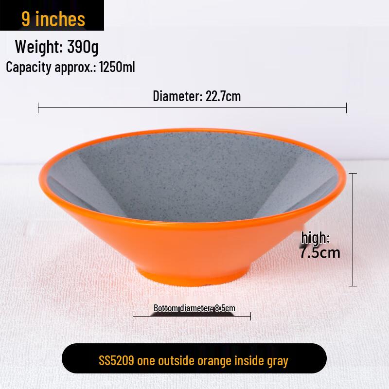 Commercial Melamine Conical Noodle Bowl