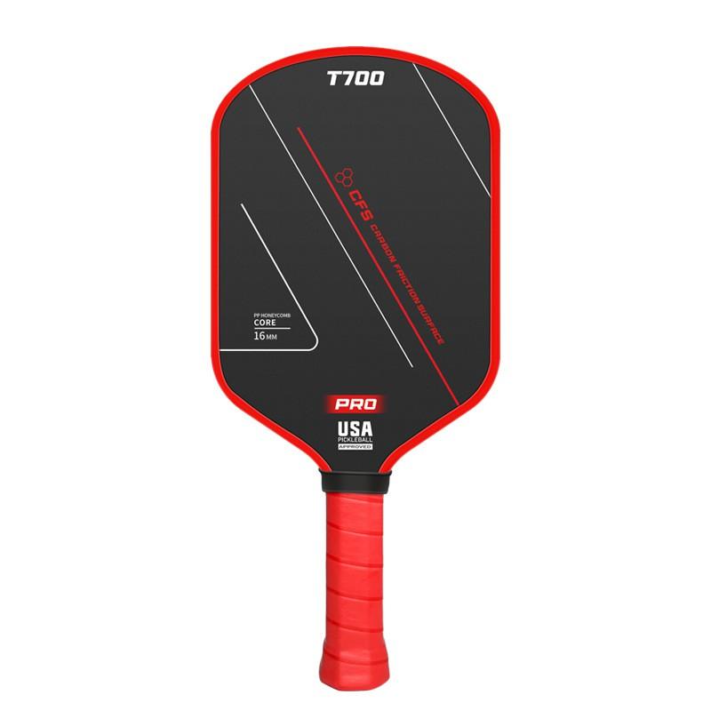 T700 Carbon Fiber Pickleball Paddle Textured Matte Surface 225g