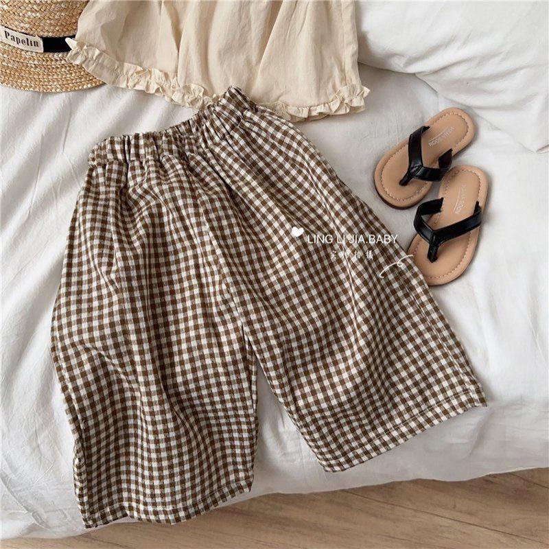 Baby Girl Summer Cotton Linen Sleeveless Vest Two Piece Set Stylish Casual Outfit For Toddler Kids