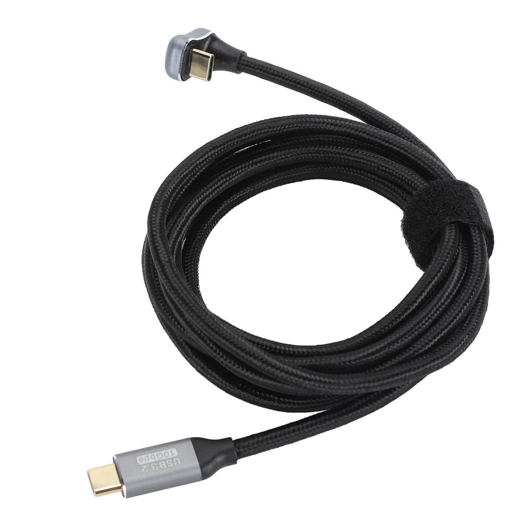 U Shaped Data Cable Type C Male to Male Data Cable USB3.2 Gen2 10Gbps 20V 5A PD100W Fast Charging 4K 60Hz Screen