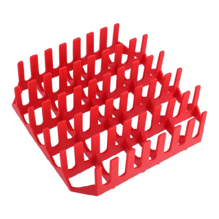 Family Kitchen Rack for Hot Dog and Sausage Cooking, Square Counter Rack for Cookout Serving and Group Meal Work