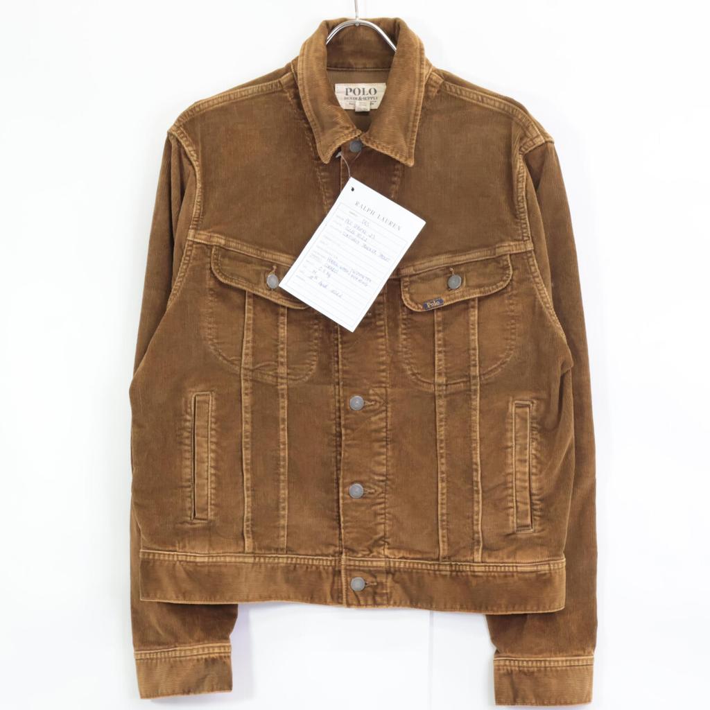 RalphLauren Denim&Supply Brown Corduroy Trucker Jacket Jacket M BrownUsed