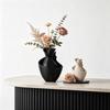 Geometric Shaped Light Luxury Vase Unique Flower Arrangement Ornaments  Dining Table