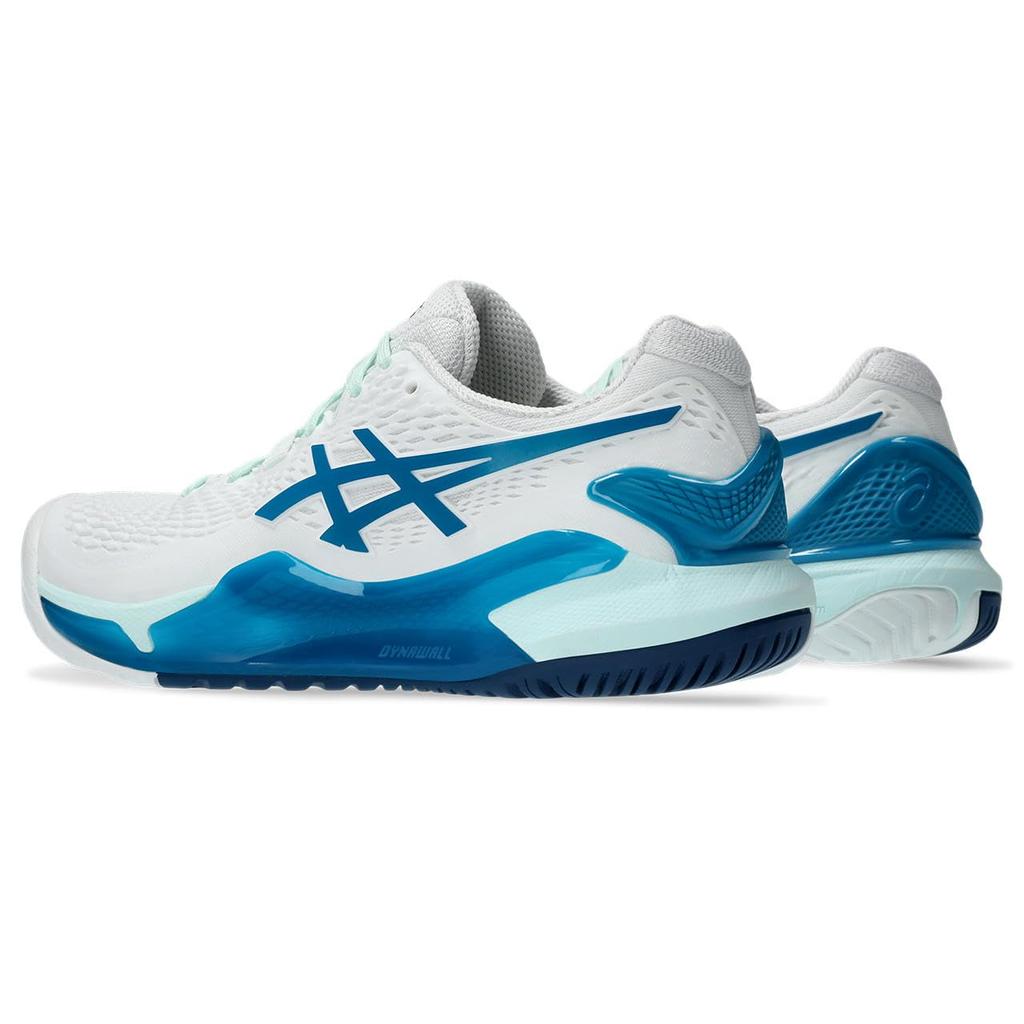 Tennis Shoes 9 1042A208 Blue [ASICS] GEL-RESOLUTION Women's White/Teal 22.5
