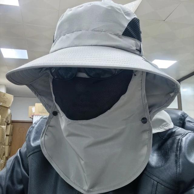 Adjustable Outdoor Fishing Hat Sunscreen Protection Breathable Sunshade Foldable Men Women Hiking Camping Casual Fishing Cap