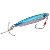 Fishing Lures Metal Portable Lifelike Hard Baits with Hook Fishing Tackle for Saltwater Freshwater 40gLaser Blue