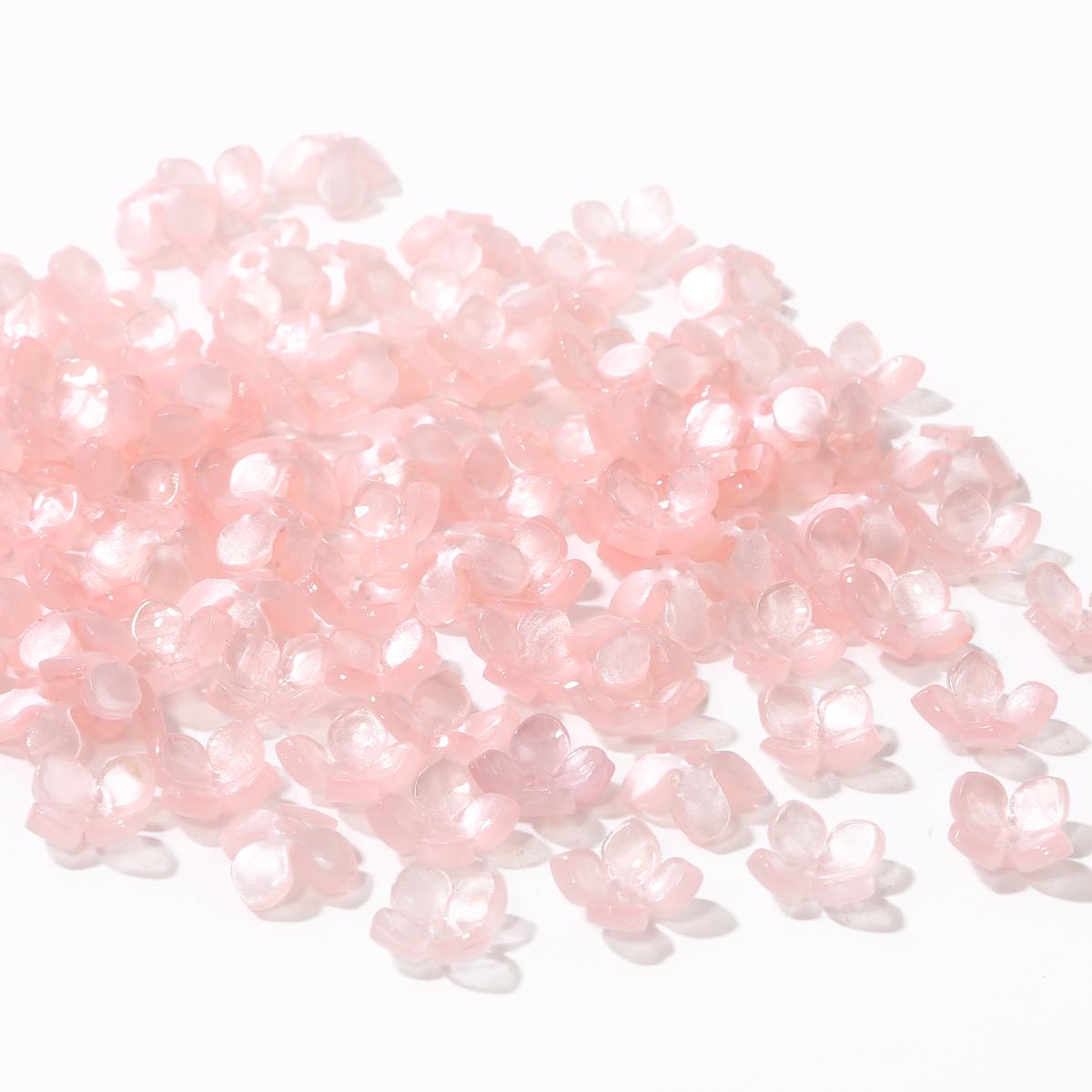 

10 шт. акриловая имитация ракушки лепестки гортензии цветок подвеска бусины для изготовления ювелирных изделий