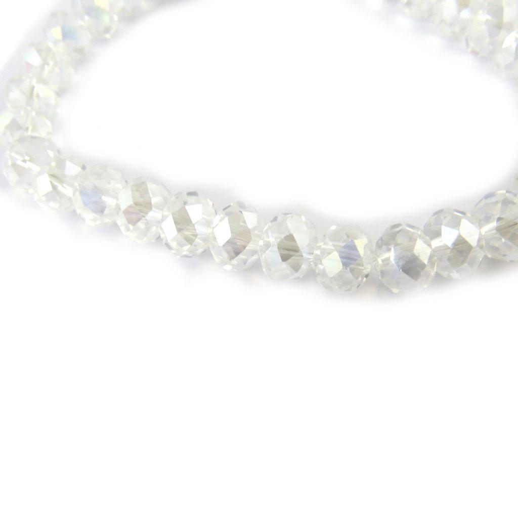 Les Trésors De Lily [N9204] - Bracelet Créateur 'Sissi' blanc - 8 mm