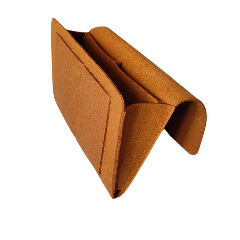 Kreatische Filz-Hänge-Nachttisch-Aufbewahrungstasche für Wohnheime/Haushalte - Fernbedienungs-Organizer