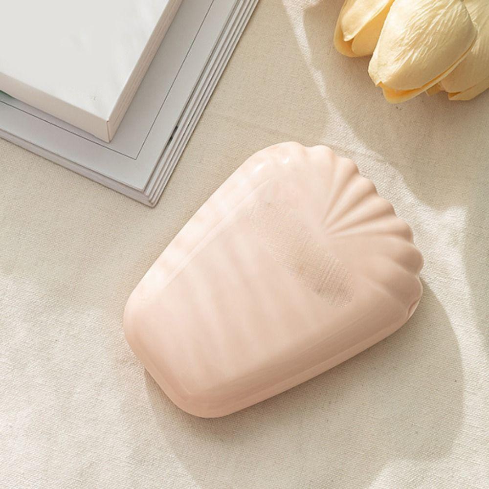 Acrylic Travel Makeup Brush Set Shell Acrylic Cosmetic Organizer Makeup Brush with Storage  Bag