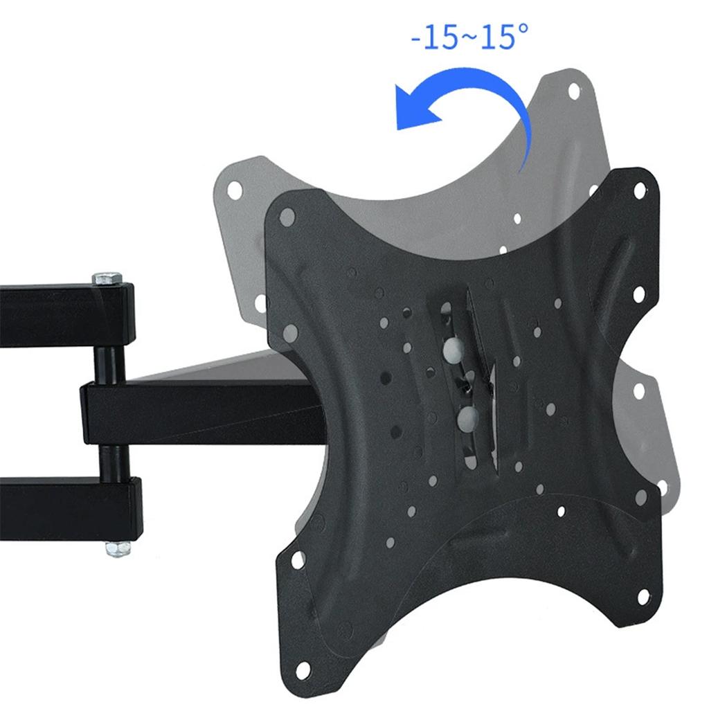 117B-2 TV Wall Mount Swivel Bracket Universal 14-55" LCD Monitor Mount Multi-Function Telescopic Bracket