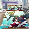 Brawlhalla Pattern Bedding,Quilt Set Quilt Cover Pillowcase Home Birthday Gift (1*duvet Cover+2*pillowcase,without core)SSJT0917060