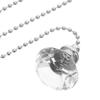 2Pcs Crystal Fan Chain Pull Extenders Decorative Hanging Pull Cord Replacement for Ceiling Fans Light Fixtures Pendant Charm