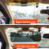 Anti-Glare Day & Night Car Sun Visor Mirror with Night Vision