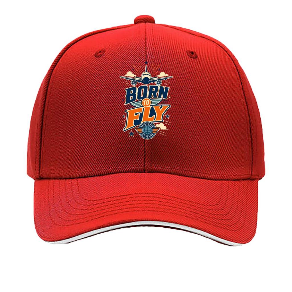 Sky Dream Aviation Quote Graphic Sandwich Baseball Cap Sun Cap Outdoor Workouts Hat