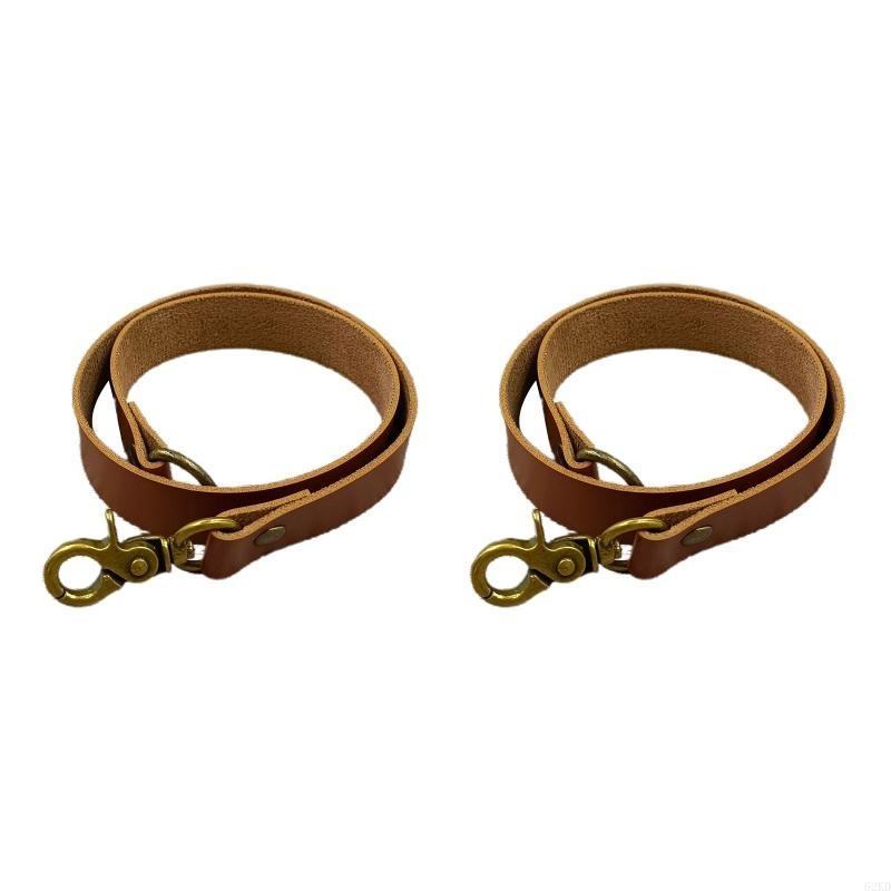 62KD Lær Gardinbånd 2 stk Lær Gardinspenne Kreativitet Gardinholder