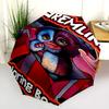 Whimsical Gremlins Adventure Folding Umbrella Portable Suitable for All Seasons Sun Umbrella Three Folds Umbrella
