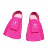 Silicone Swim Fins, Transparent Shine Design, Kids & Adults, Comfortable, Training Aid 2831 Pink