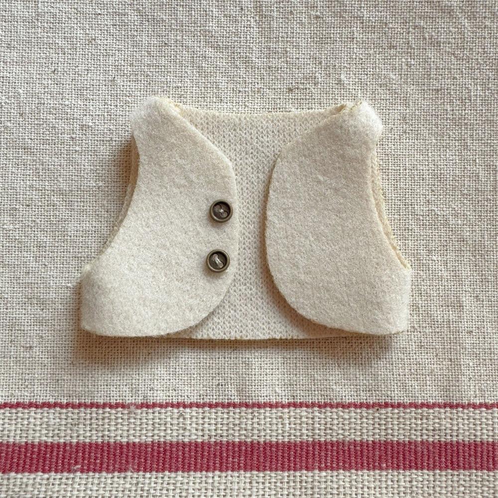 Sleeveless T-shirt Doll Costume Cotton Stuffed Doll 15cm Doll Outfit for 10~15cm Doll Gift