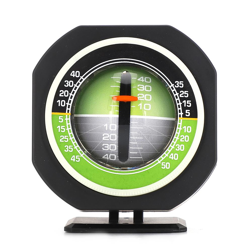 Luminous LED Car Inclinometer Adjustable Slope Angle Meter Balancer Measuring Universal