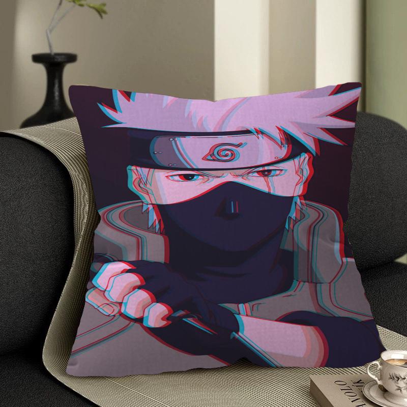 Hatake Kakashi Kuddfodral Tecknad Gåva Kuddfodral Sovrum Hem Soffa Stol Säte Dekor Kuddfodral