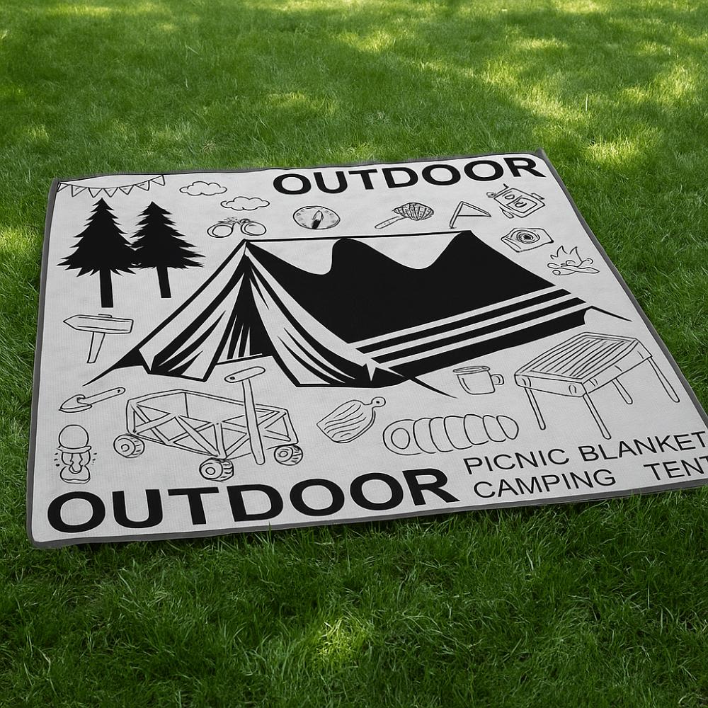 Comfortable Outdoor Picnic Mat Collapsible Beach Blanket Comfortable Picnic Carpet Beach