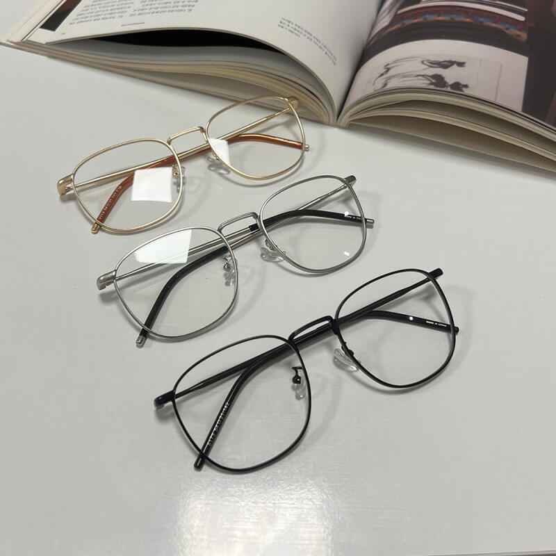 Women s square everyday look basic glasses frame G1502_Black